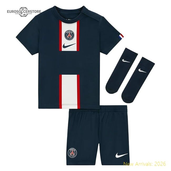 Top-Quality 2022-2023 Psg Infants Home Kit (Ibrahimovic 10)