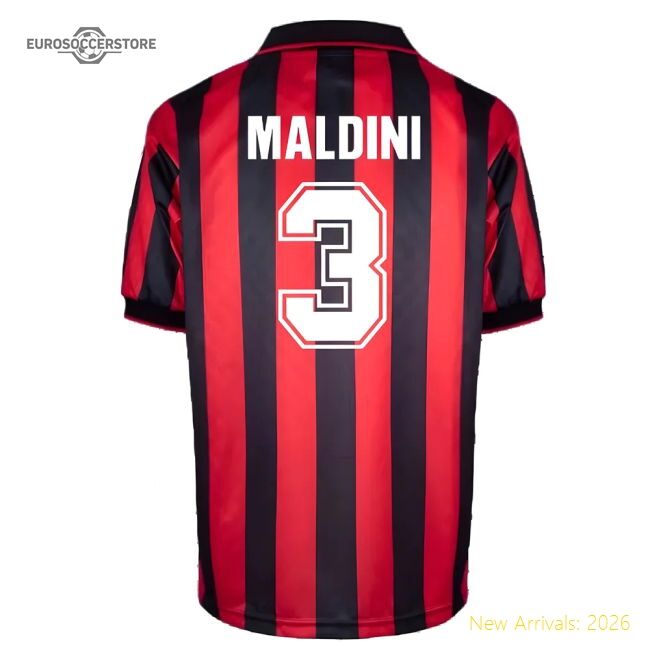 Ac Milan Maldini Pro-level Jersey Italian Football Macron Hyperwave