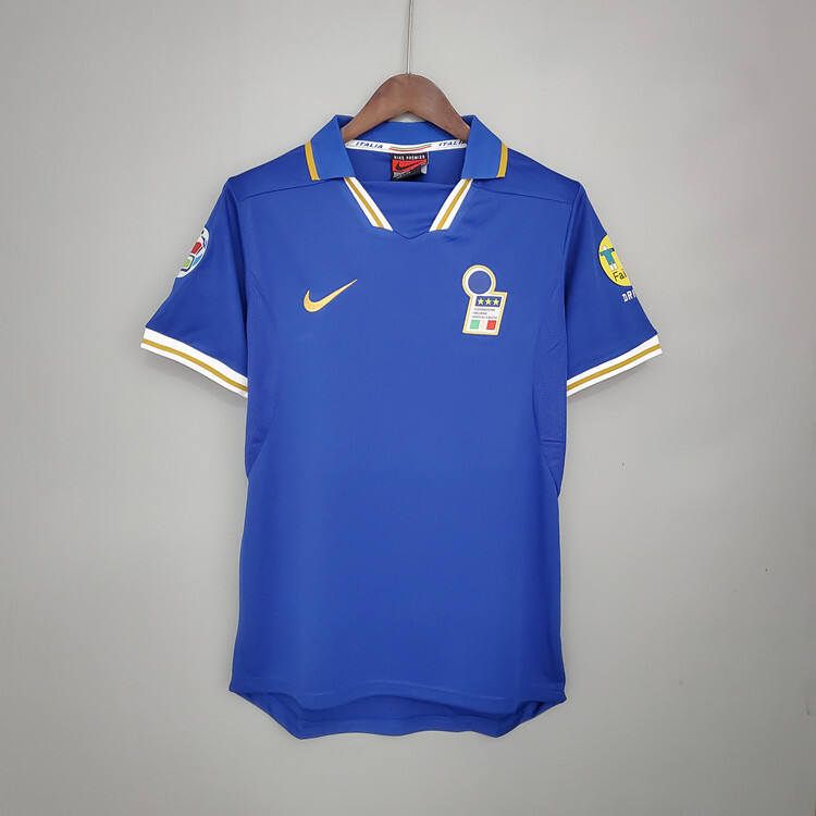 High Quality Italy 1996 Home Retro Shirt - Official Replica 16959