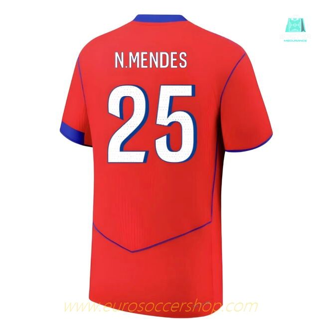 2025-2026 PSG Authentic Third Shirt (N.Mendes 25)