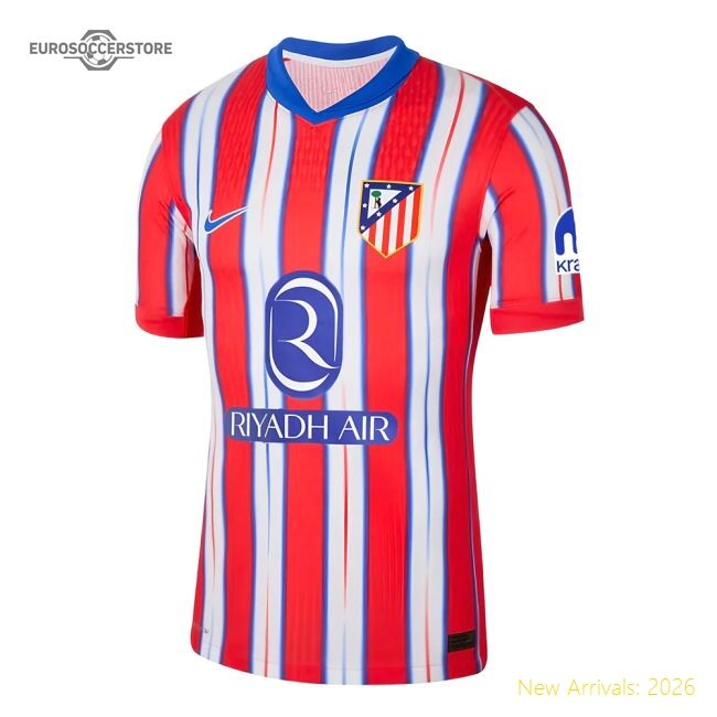 Top-Quality Genuine 2024-2025 Atletico Madrid Home Shirt