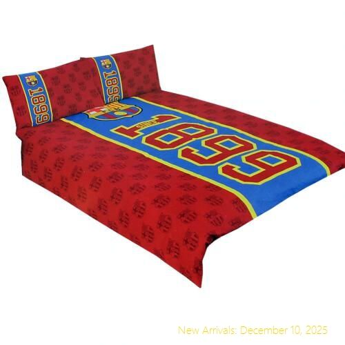 Official Barca FC Barcelona Double Duvet Set ES - Discounted