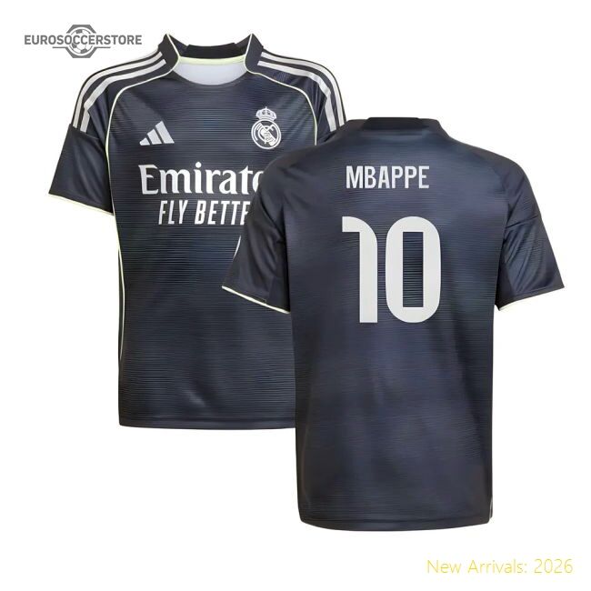 First-class 2025-2026 Real Madrid Second Jersey (kids) (mbappe 10)
