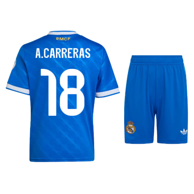 Real Madrid CF Official 2025-2026 Kit (A.Carreras 18) | Authentic