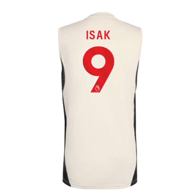 2025-2026 Liverpool Sleeveless Jersey (White) (Isak 9)