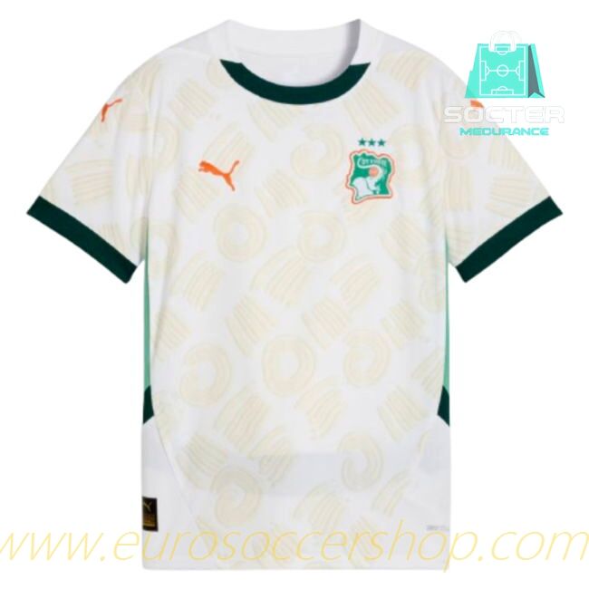 2024-2025 Season Ivory Coast International Away Jersey Children