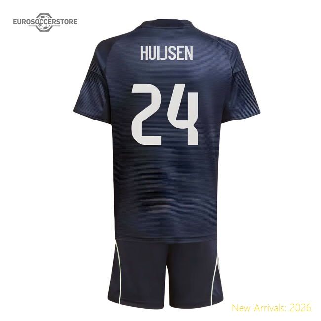 First-class 2025-2026 Real Madrid Away Youth Kit (huijsen 24)