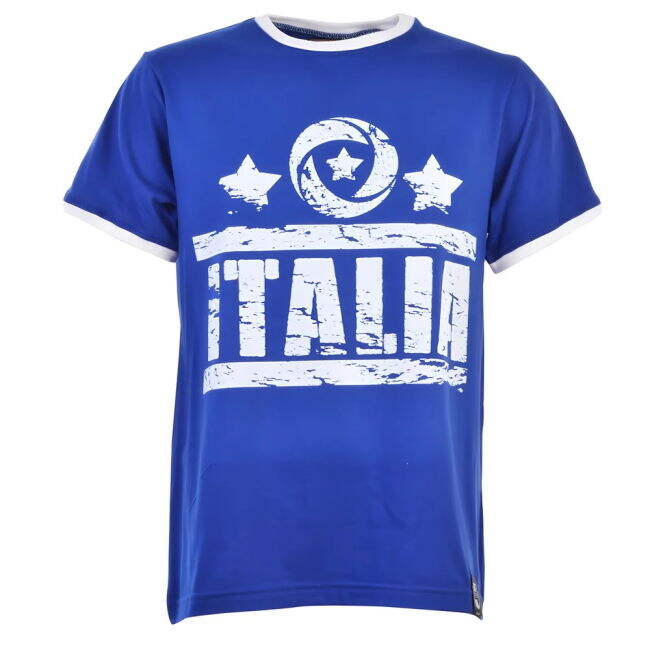 Italia T-Shirt - Royal/White Ringer Worldcup Holland Oranje