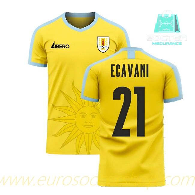 2025-26 Edition Uruguay High Quality Away Concept Edition (E CAVANI 21)