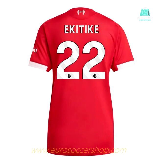 2025-2026 Liverpool Authentic Home Shirt (Womens) (Ekitike 22)