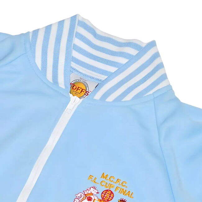 Adult Manchester City 1976 League Cup Retro Tracktop