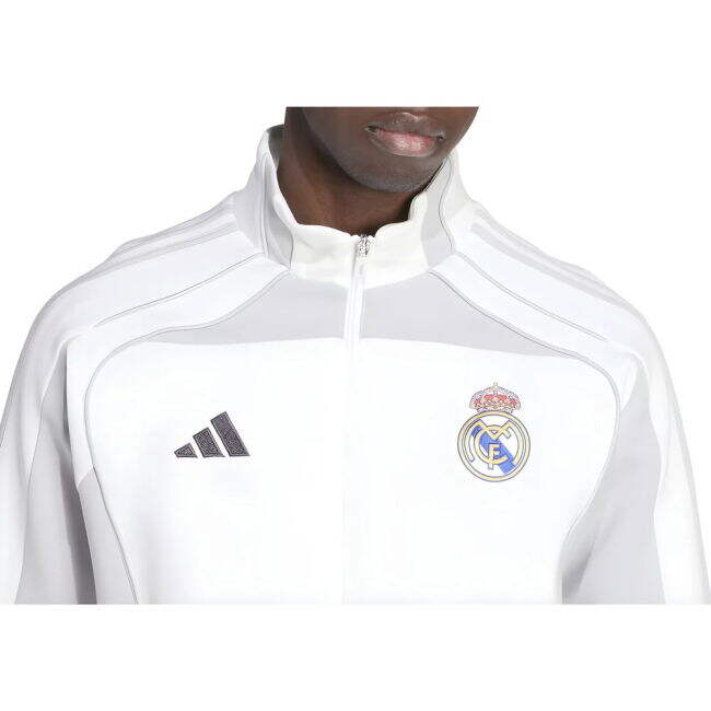 2025-2026 Real Madrid Track Top Urban Purist (White)