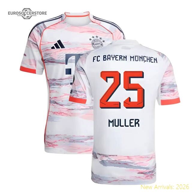 First-class 2025-2026 Bayern Munich Alternate Jersey (muller 25)