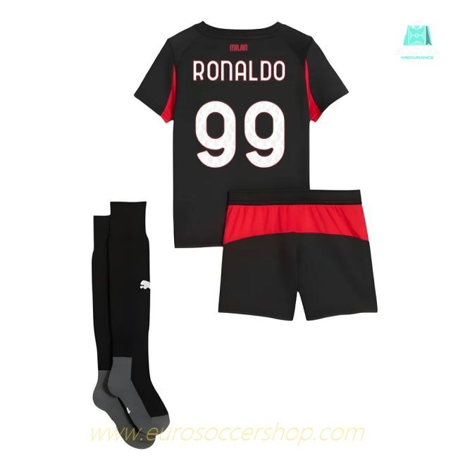2025-2026 AC Milan Home Mini Kit (Ronaldo 99)