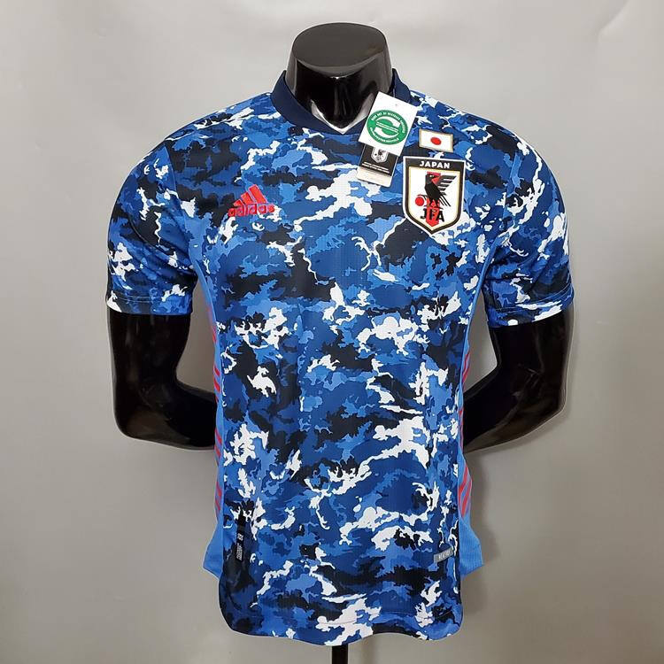 Japan 2020 Home Blue Soccer Jersey Football Shirt Player Version -