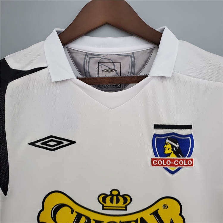 Colo-Colo Retro Soccer Jersey 2006 Black Away Football Shirt -