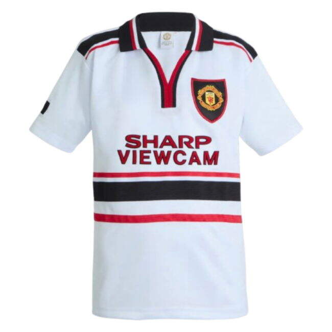 Manchester United 1997-19 Away Football Shirt with Printing M S Kids