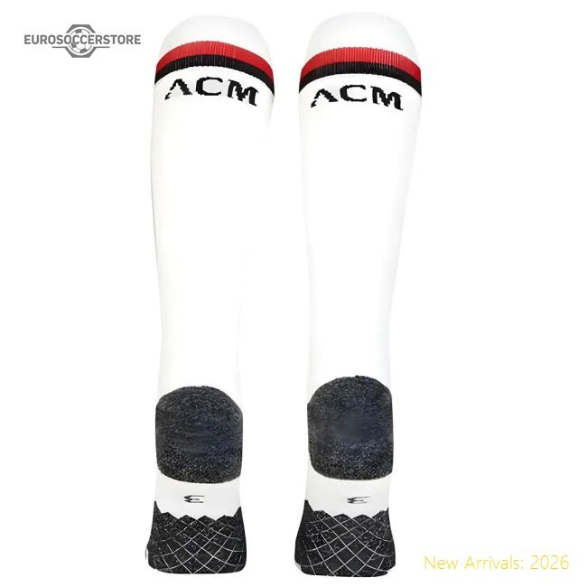 Premium-grade 2018-2019 Ac Milan Puma Home Football Team Socks (white)