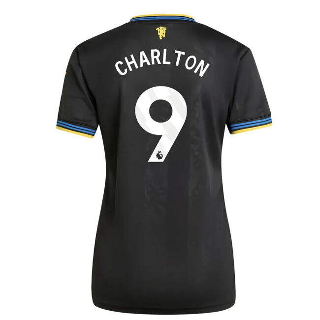Classic Man Utd 2025-2026 Man Utd Third Shirt (Womens) (Charlton 9)...