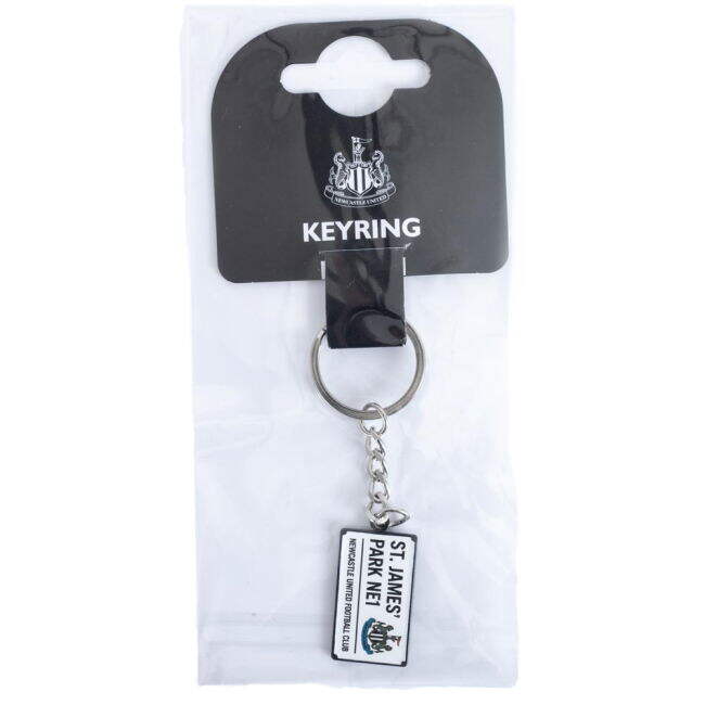 Newcastle United FC Street Sign Keyring - game day