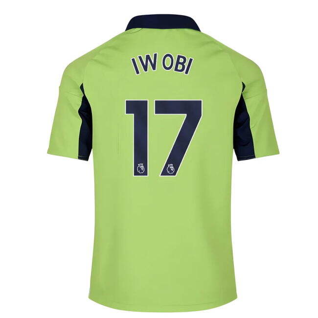 Authentic Fulham Fulham Away Shirt Kids Iwobi #17 Elite Performanc...