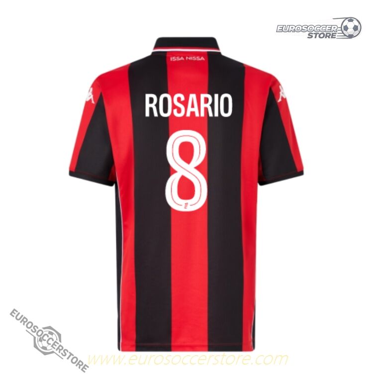 OGC Nice Home ROSARIO 8 Football Jersey for the 25-26 Season