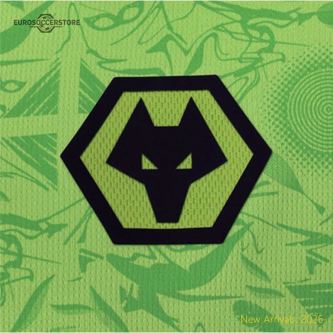Premium-grade 2025-2026 Wolves Goalkeeper Third Shirt (green)
