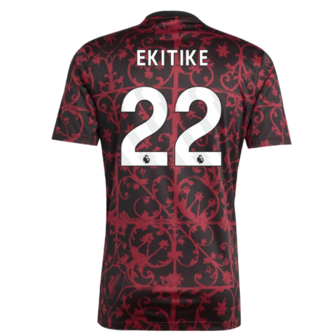 Durable Material Liverpool Liverpool Pre Match Shirt Black Ekitike...