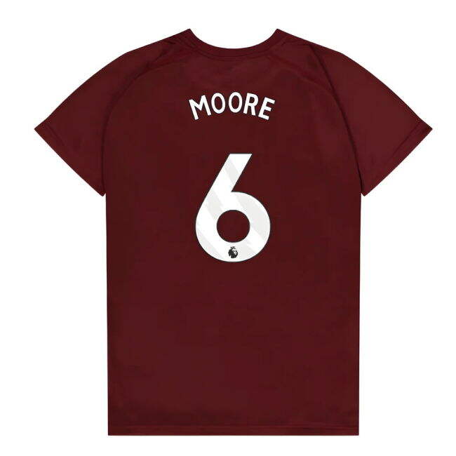 West Ham United Poly T-Shirt (Claret/Blue) - Kids (Moore 6)