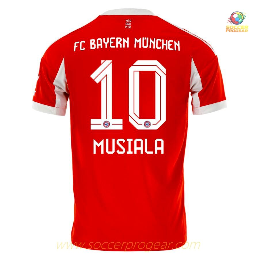 Football Team Jersey Bayern Munich Home 2025-2026 Season Musiala