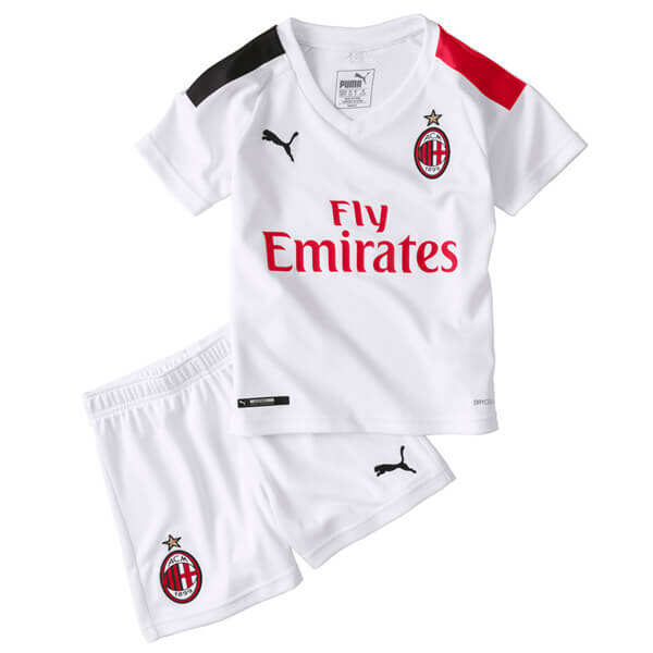 Kids AC Milan Away 2019-20 Soccer Suits ShirtShorts - Official