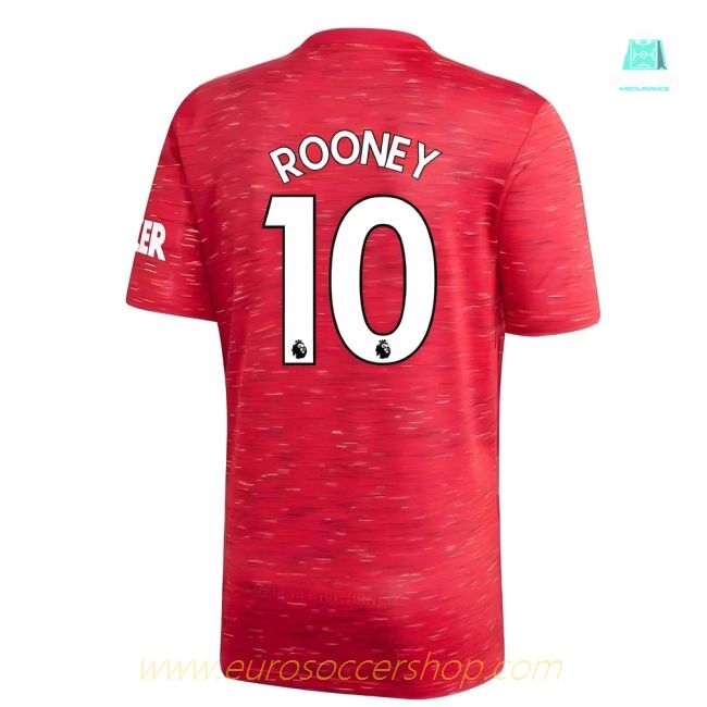 2020-2021 Man Utd Adidas Home Football Shirt (Kids) (ROONEY 10)