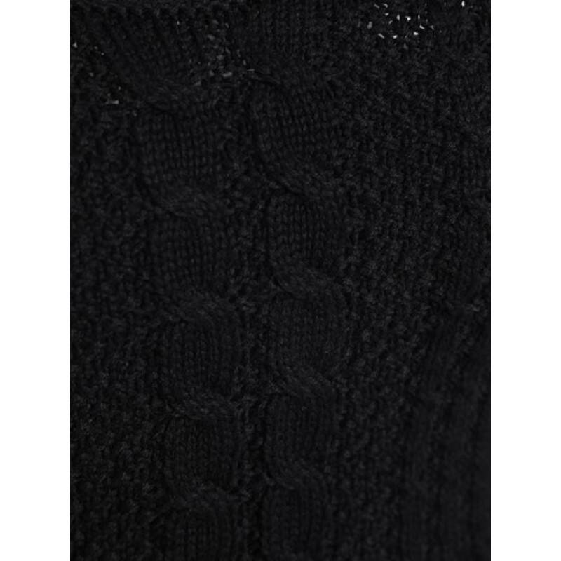 Sleeveless Solid Color Knit Crop Top RB0611