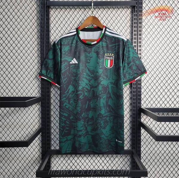 Italy 23-24 Special Dark Green Football Kit