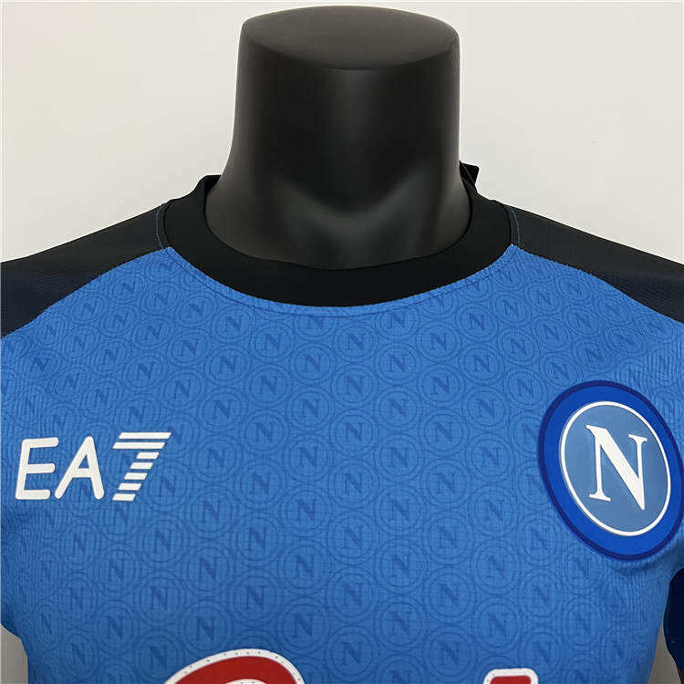 Napoli 2223 Home Blue Soccer Jersey Football Shirt Authentic Version
