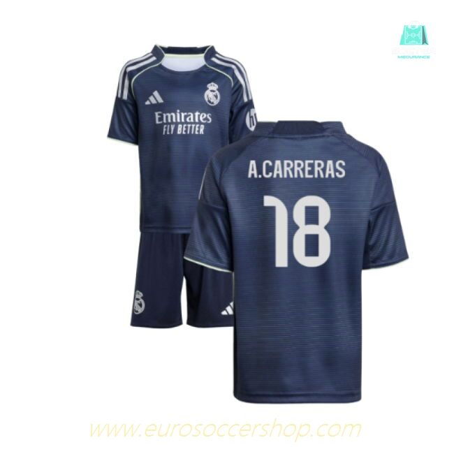 2025-2026 Real Madrid Away Mini Kit (A.Carreras 18)