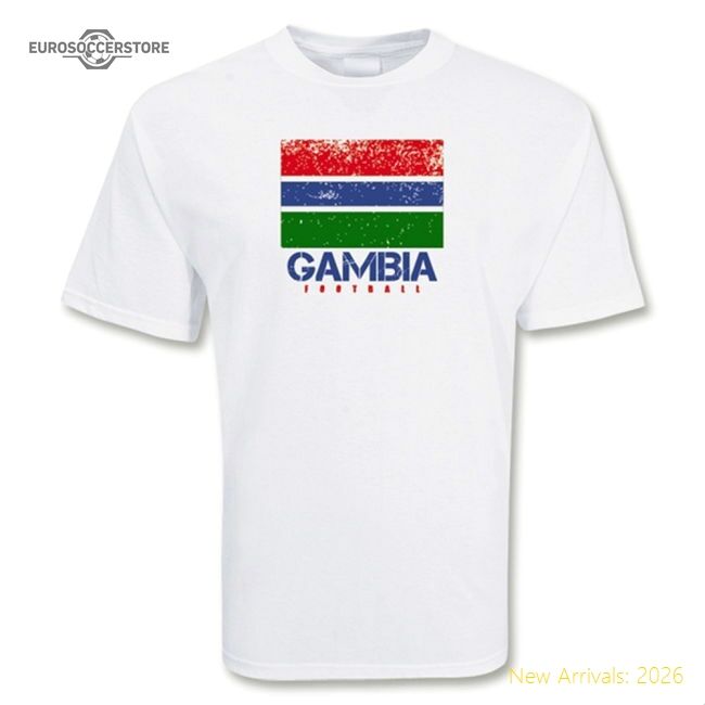 Gambia Football 20242025 Regular Top Tshirt Aeroready