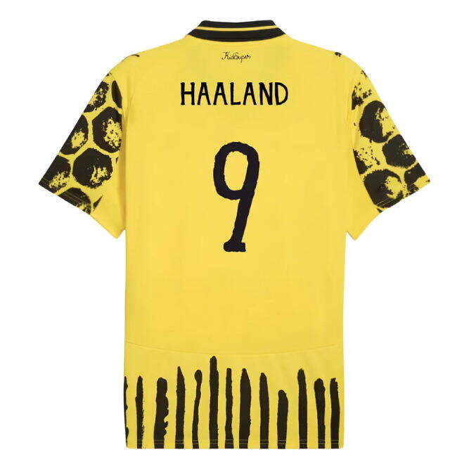 2025-2026 BVB Home Shirt (Haaland 9) Quick Dry Durable Stitching