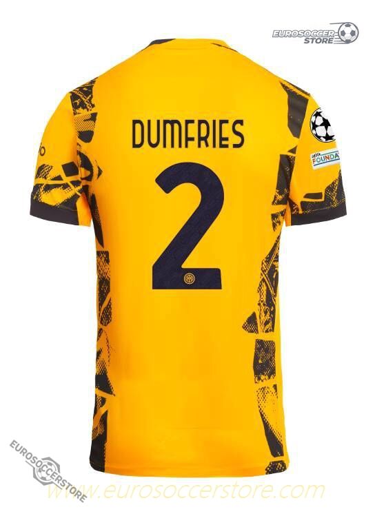 Inter Milan 24-25 Champions League Final DUMFRIES No. 2 Jersey