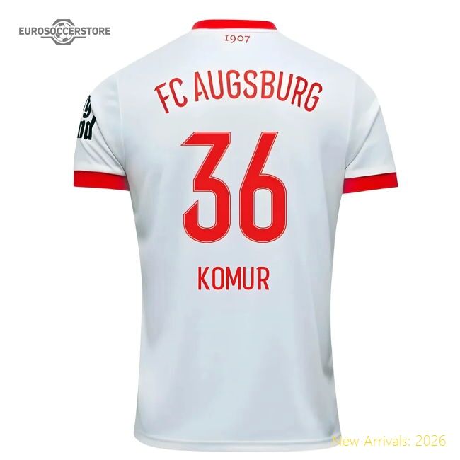Genuine Performance 2025-2026 Fc Augsburg Home Shirt (Komur 36)