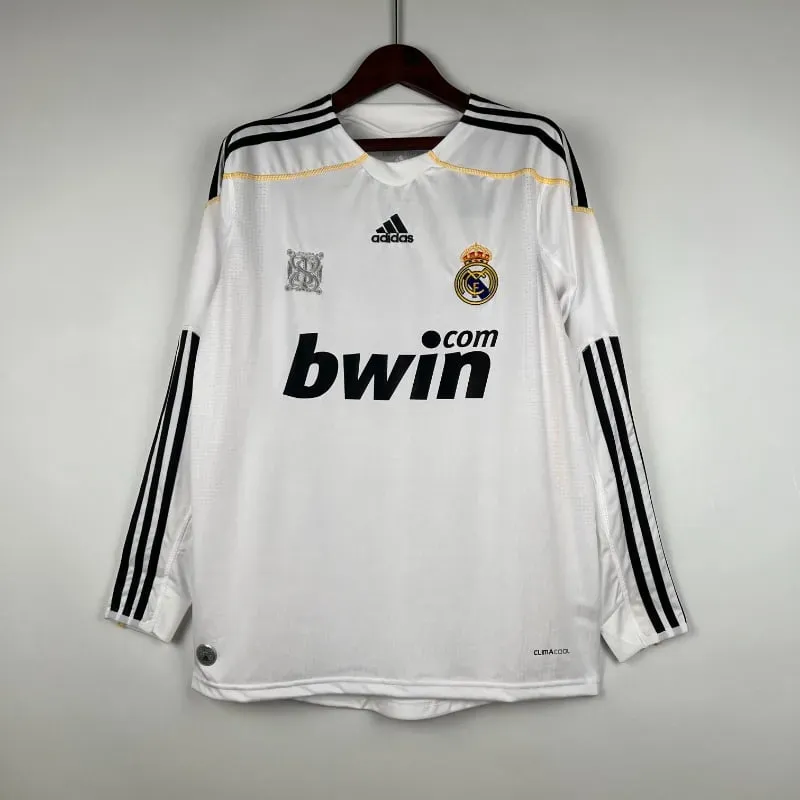 2009-2010 Long Sleeve Real Madrid Jersey retro kit