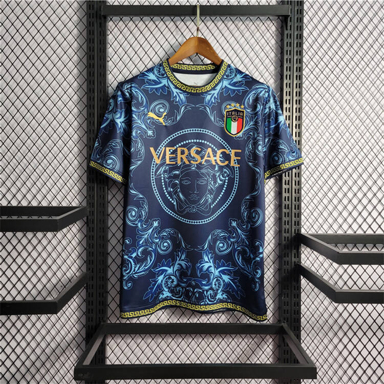 Genuine Italy X Versace Blue Shirt - Official Replica 17012