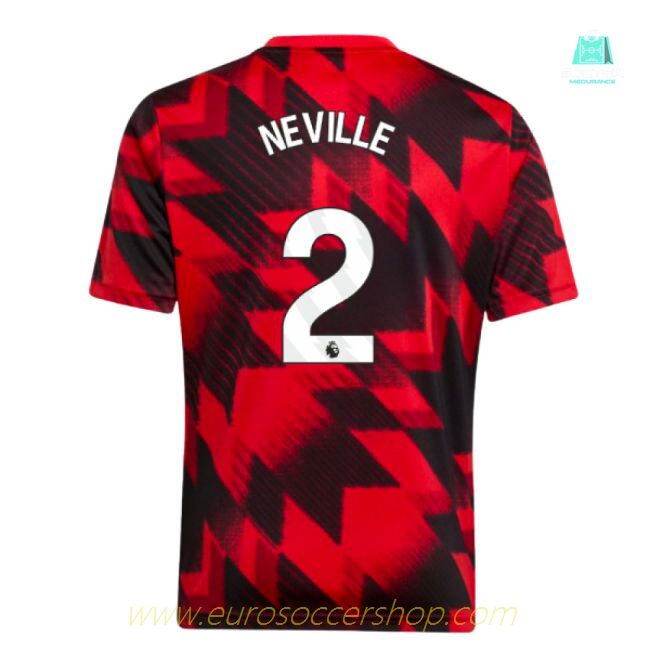 2025-2026 Man Utd Pre-Match Shirt (Red) - Kids (Neville 2)