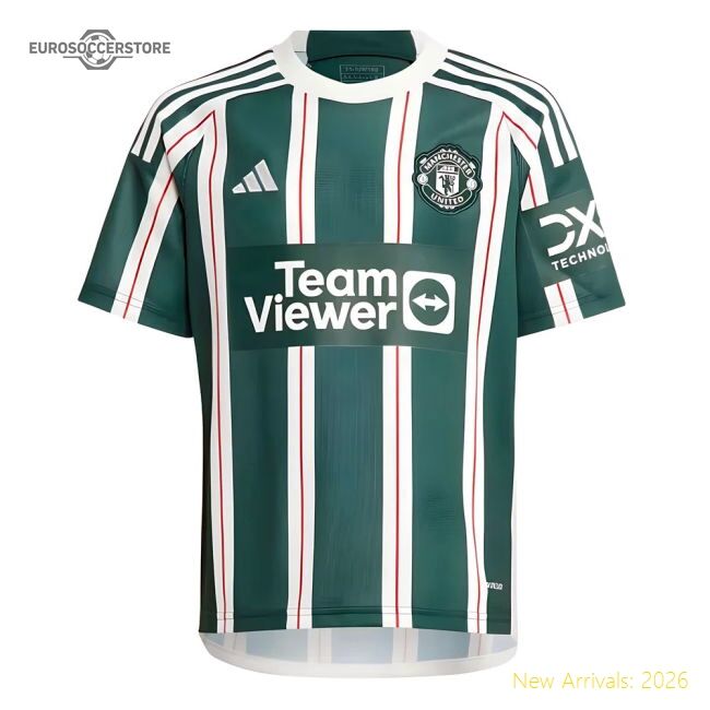 Authentic 2023-2024 Man Utd Away Shirt (kids) - Premium Quality