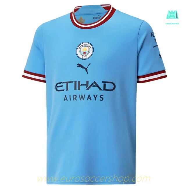 2022-2023 Man City Home Shirt (Kids) (HAALAND 9)