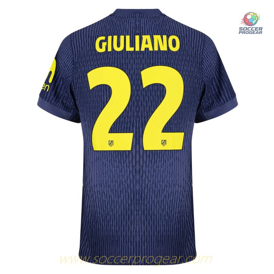 Atletico Madrid Away Youth Team Jersey 2025-26 Edition Giuliano