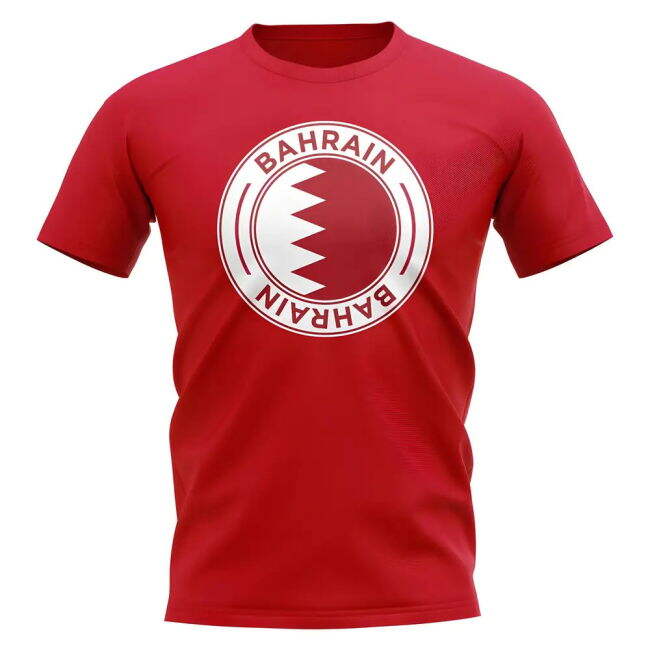 Bahrain Football Badge T-Shirt (Red)