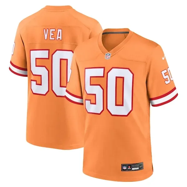 None Vita Vea Game Jersey - Orange | NFL Player Jersey | NFL Football