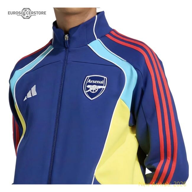 Official 2025-2026 Arsenal Ubp Track Top (victory Blue) - Premium