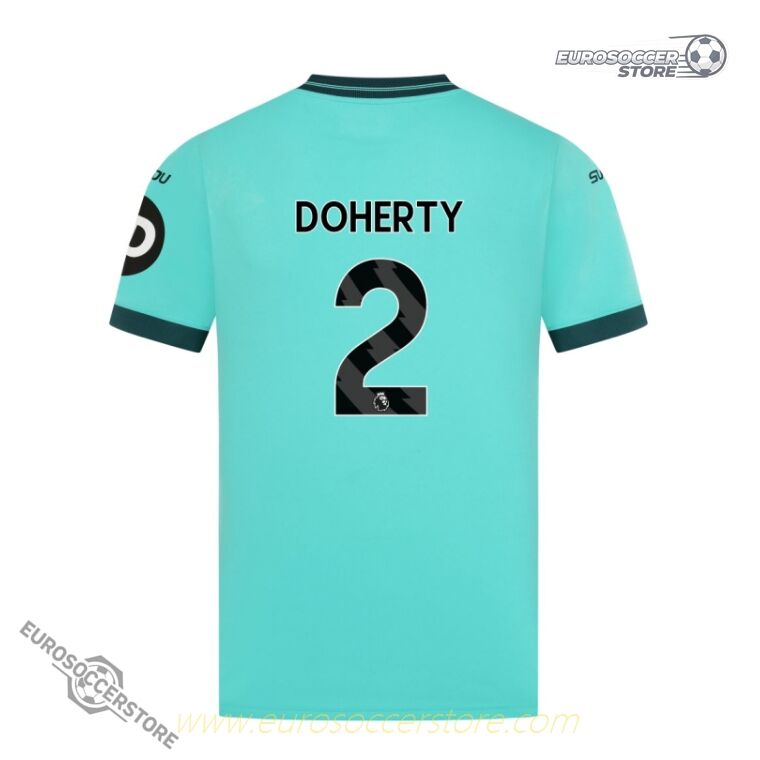 Wolverhampton Wanderers 25-26 Season Away DOHERTY 2 Football Jersey